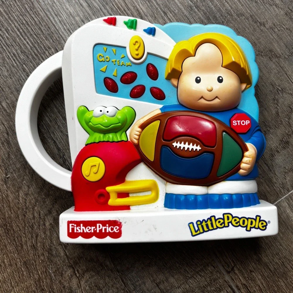Fisher-Price Little People FP-713 Electronic Toy White 2000 Mattel AS-IS